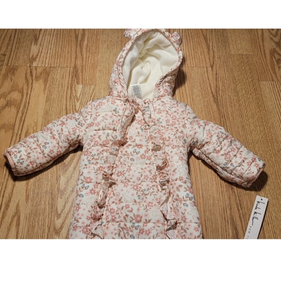 Nicole Miller Bunting Outfit Size: 3-6 Months Hooded Ears 50.00 Rabbit - Picture 2 of 10